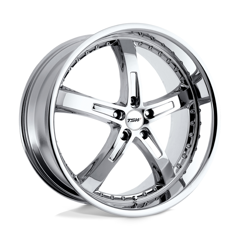 TSW Wheels - JARAMA - Chrome - 18" x 9.5", 20 Offset, 5x120 (Bolt pattern), 76.1mm HUB