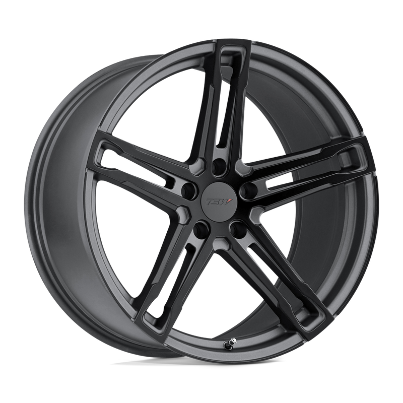 TSW Wheels - MECHANICA - Gunmetal - Matte Gunmetal with Matte Black Face - 19" x 10.5", 27 Offset, 5x120 (Bolt pattern), 76.1mm HUB