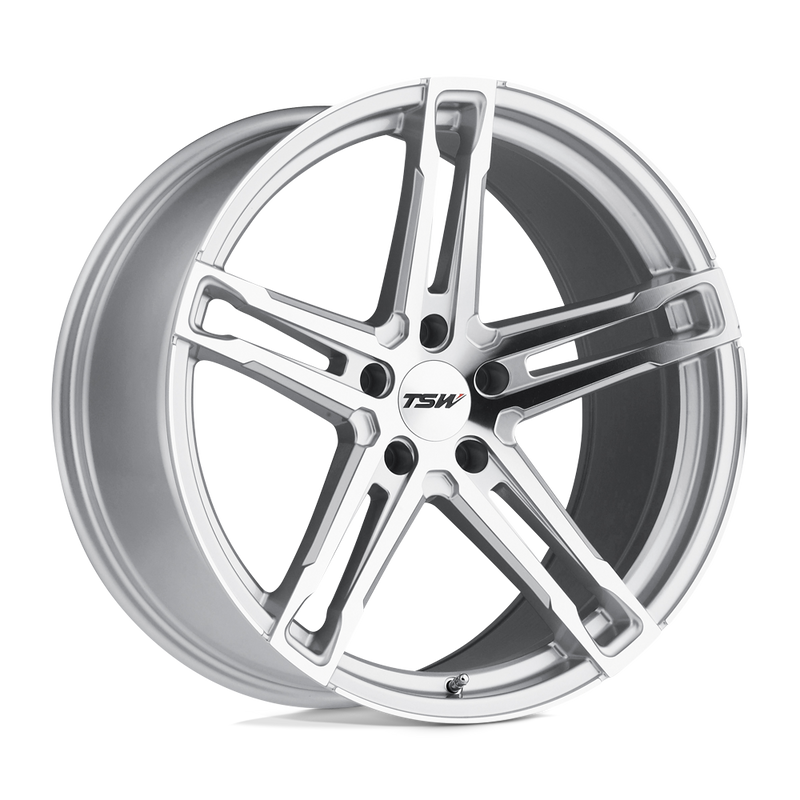 TSW Wheels - MECHANICA - Silver - Silver with Mirror Cut Face - 18" x 8.5", 32 Offset, 5x112 (Bolt pattern), 72.1mm HUB