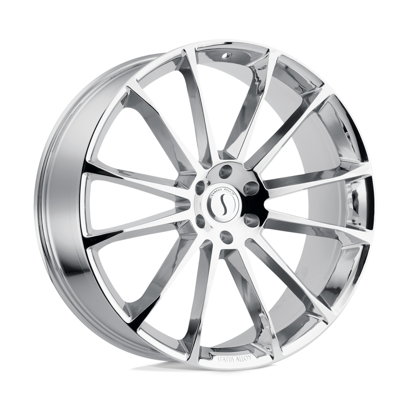 Status Wheels - GOLIATH - Chrome - 22" x 9.5", 35 Offset, 5x127 (Bolt pattern), 71.5mm HUB