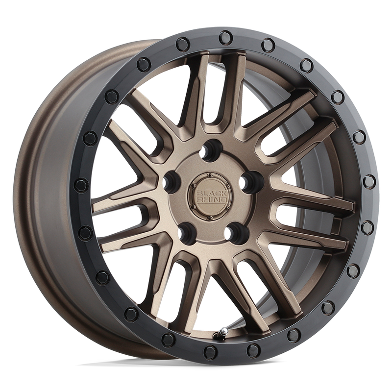 Black Rhino - ARCHES - Bronze - Bronze W/ Black Ring - 17" x 8", 30 Offset, 5x108 (Bolt pattern), 76.1mm HUB