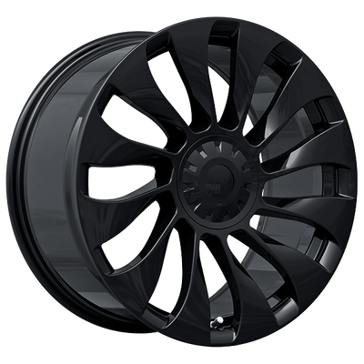 ART - Replica 267 - Black - Satin Black - 19" x 9.5", 40 Offset, 5x114.3 (Bolt Pattern), 64.1mm HUB