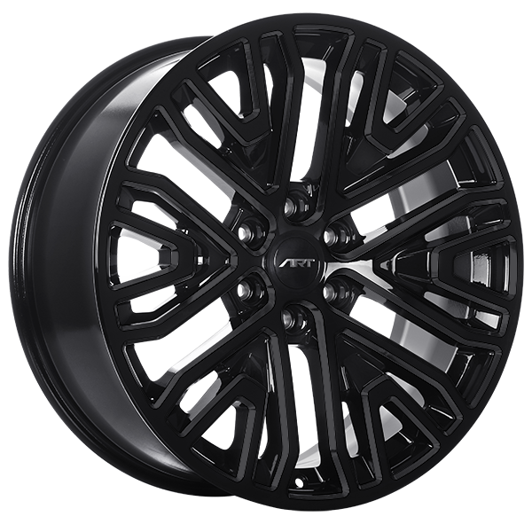 ART - Replica 176 - Black - Gloss Black - 22" x 9", 28 Offset, 6x139.7 (Bolt Pattern), 77.8mm HUB
