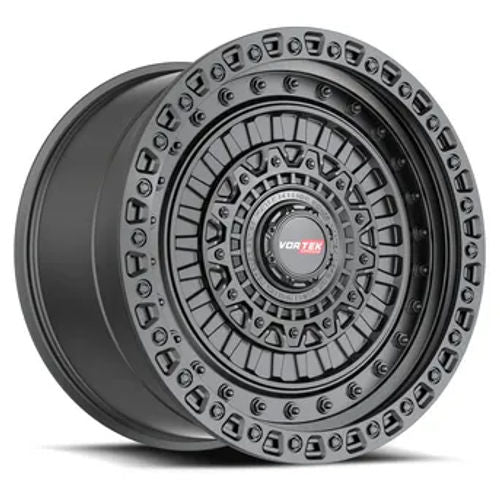 Vortek Offroad - VRD-703 DESTROYER - Black - Matte Black - 18" x 9", 5 Offset, 8x170/180 (Bolt pattern), 125.1mm HUB