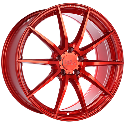 720 Form - RF2-R - Translucent Red - 19" x 8.5", 35 Offset, 5x112 (Bolt Pattern), 66.6mm HUB