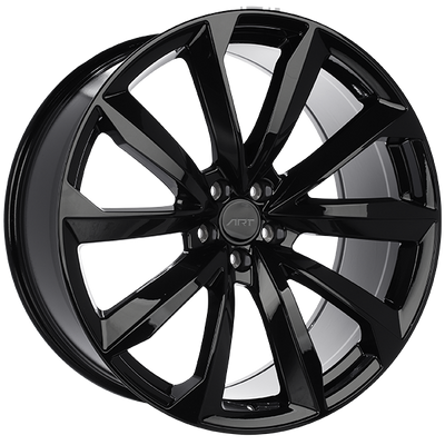 ART - Replica 273 - Black - Gloss Black - 22" x 10", 25 Offset, 5x112 (Bolt Pattern), 66.5mm HUB