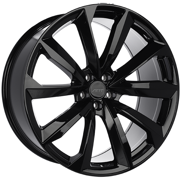 ART - Replica 273 - Black - Gloss Black - 22" x 10", 25 Offset, 5x112 (Bolt Pattern), 66.5mm HUB