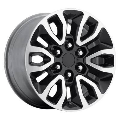 OE Creations - PR151 - Black - GLOSS BLACK MACHINED - 17" x 8.5", 34 Offset, 6x135 (Bolt Pattern), 87.1mm HUB