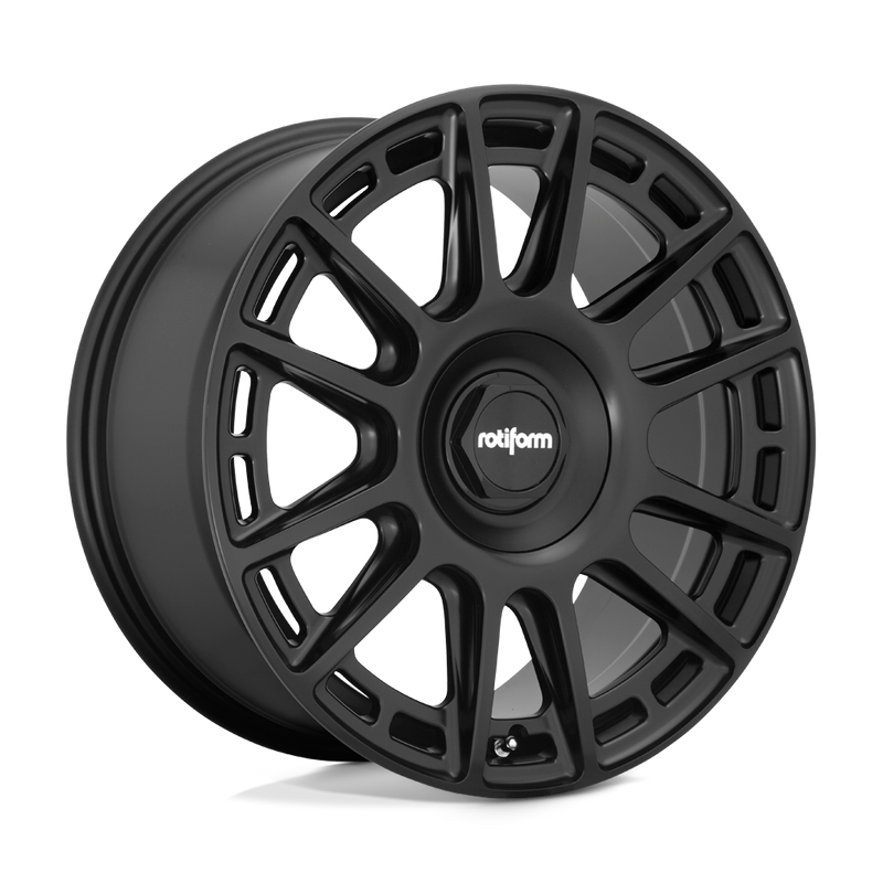 Rotiform - R159 OZR - Black - Matte Black - 18" x 8.5", 45 Offset, 5x112 (Bolt Pattern), 66.6mm HUB