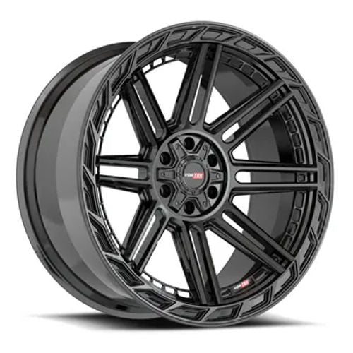 Vortek Offroad - VRP-501 TURBO - Black - Gloss Black - 20" x 9", 18 Offset, 6x135/139.7 (Bolt pattern), 106.1mm HUB
