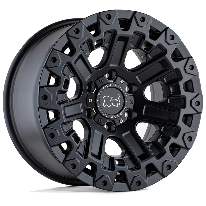 Black Rhino - OZARK - Black - MATTE BLACK - 17" x 9.5", 12 Offset, 6x135 (Bolt Pattern), 87.1mm HUB