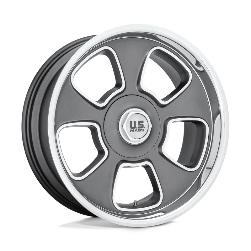 US Mag - U125 BOULEVARD - Gunmetal - MATTE GUN METAL - 20" x 9.5", 1 Offset, 5x120.65/127 (Bolt Pattern), 78.1mm HUB