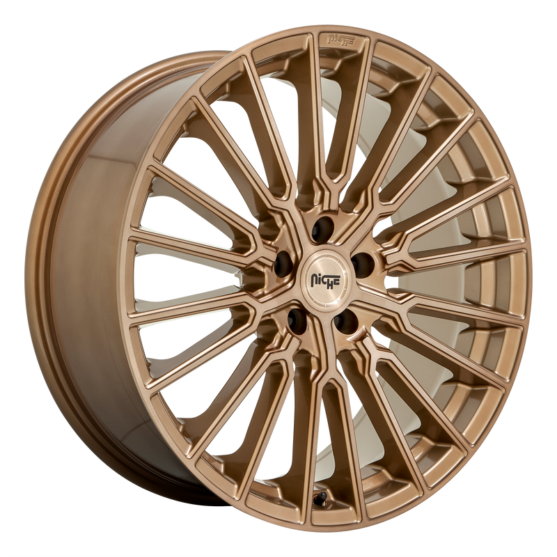 Niche - M264 PREMIO - Bronze - BRONZE BRUSHED - 20" x 9", 35 Offset, 5x114.3 (Bolt Pattern), 72.56mm HUB