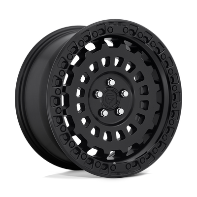 Fuel - D633 ZEPHYR - Black - MATTE BLACK - 17" x 8", 38 Offset, 5x114.3 (Bolt Pattern), 64.2mm HUB