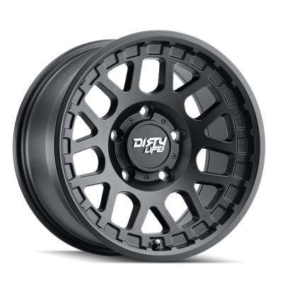 Dirty Life - MESA - Black - MATTE BLACK - 17" x 9", 0 Offset, 6x135 (Bolt Pattern), 87.1mm HUB