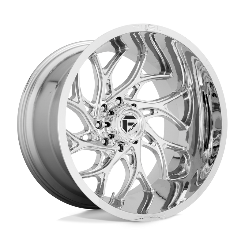 Fuel - D740 RUNNER - Chrome - CHROME - 22" x 10", -18 Offset, 8x180 (Bolt Pattern), 124.2mm HUB