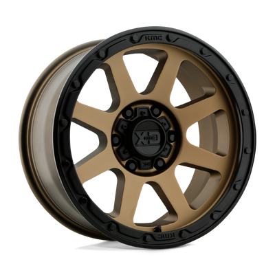 XD Series - XD134 ADDICT 2 - Bronze - Matte Bronze Matte Black Lip - 17" x 8.5", 0 Offset, 5x127 (Bolt Pattern), 78.1mm HUB