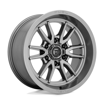 Fuel - D789 CLASH - Gunmetal - GUN METAL - 18" x 9", 1 Offset, 6x114.3 (Bolt Pattern), 66.1mm HUB