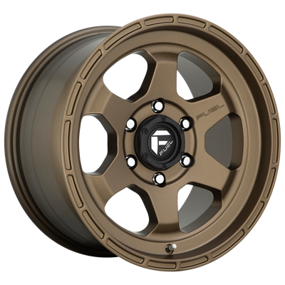 Fuel - D666 SHOK - Gunmetal - MATTE BRONZE - 18" x 9", -12 Offset, 5x150 (Bolt Pattern), 110.1mm HUB