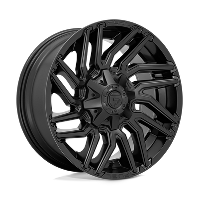 Fuel - D775 TYPHOON - Black - MATTE BLACK - 22" x 12", -44 Offset, 8x170 (Bolt Pattern), 125.1mm HUB