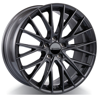 RWC - VW1009 - Gunmetal - GRAPHITE - 16" x 7", 42 Offset, 5x112 (Bolt Pattern), 57.1mm HUB