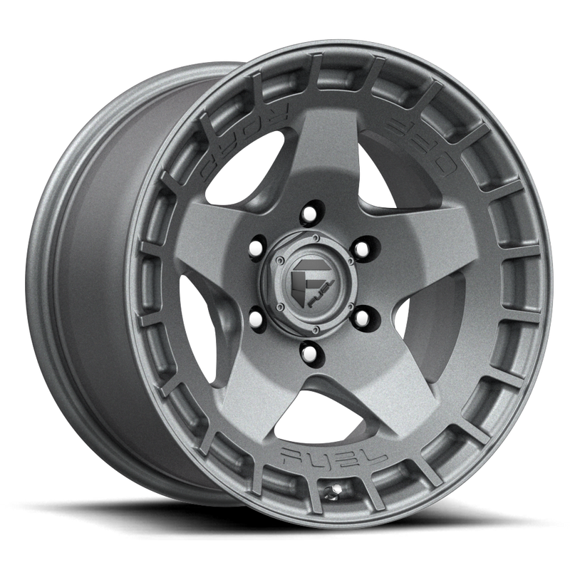 Fuel - D734 WARP - Gunmetal - MATTE GUN METAL - 20" x 9", 2 Offset, 5x150 (Bolt Pattern), 110.1mm HUB