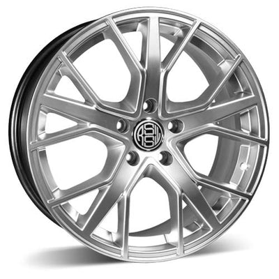 RSSW - Quattro - Silver - Hyper Silver - 18" x 8", 40 Offset, 5x114.3 (Bolt Pattern), 67.1mm HUB