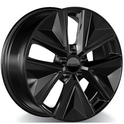 RWC - BM760 - Black - BLACK - 19" x 8.5", 30 Offset, 5x112 (Bolt Pattern), 66.7mm HUB