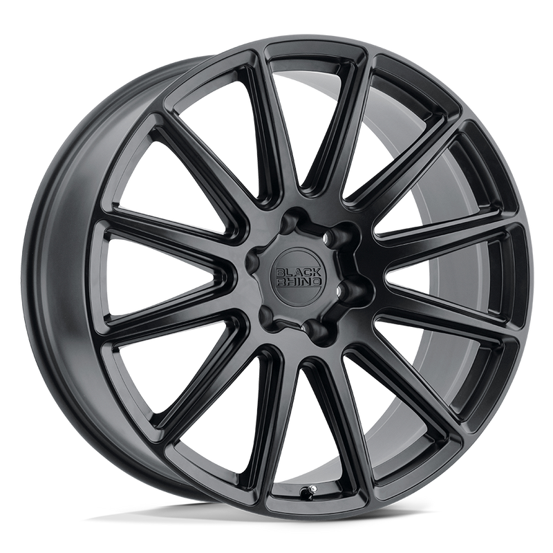 Black Rhino - WAZA - Black - MATTE BLACK - 22" x 10", 30 Offset, 5x114.3 (Bolt Pattern), 76.1mm HUB