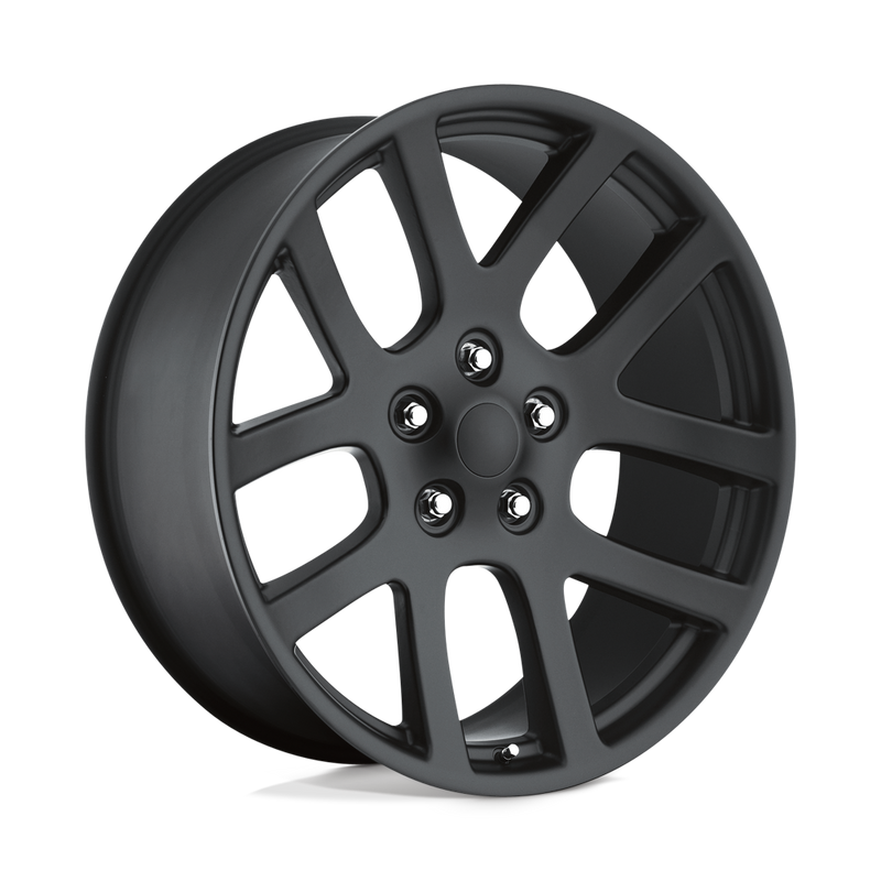 OE Creations - PR107 - Black - MATTE BLACK - 22" x 9", 18 Offset, 5x115 (Bolt Pattern), 71.5mm HUB