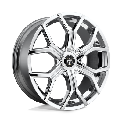 DUB - S207 ROYALTY - Polished - CHROME PLATED - 24" x 9.5", 30 Offset, 6x135/139.7 (Bolt Pattern), 87.1mm HUB