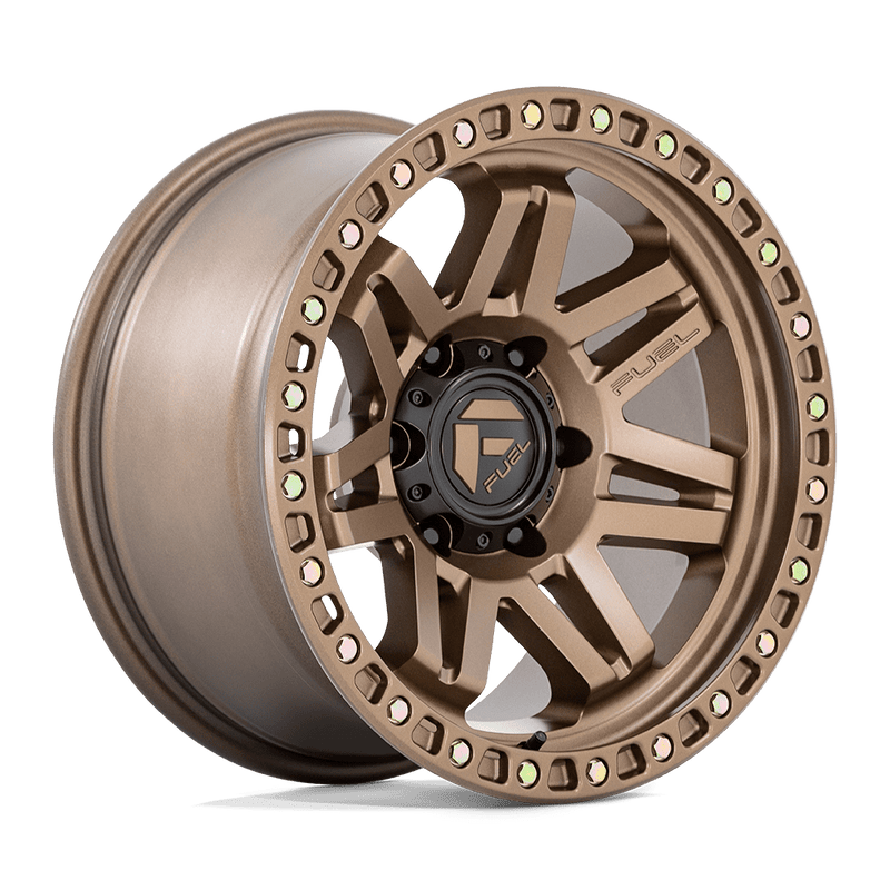 Fuel - D811 SYNDICATE - Bronze - FULL MATTE BRONZE - 17" x 9", 1 Offset, 6x139.7 (Bolt Pattern), 106.1mm HUB