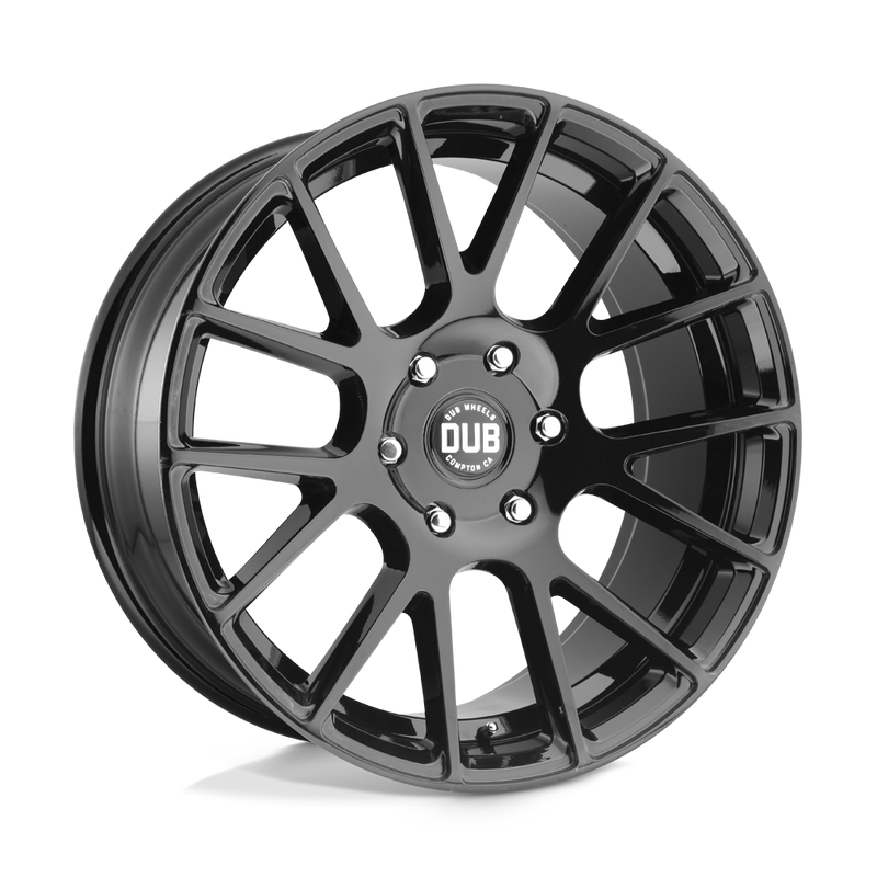 DUB - S205 LUXE - Black - GLOSS BLACK - 20" x 9", 30 Offset, 6x139.7 (Bolt Pattern), 78.1mm HUB