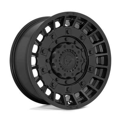 Fuel - D723 MILITIA - Black - MATTE BLACK - 17" x 9", 1 Offset, 6x135/139.7 (Bolt Pattern), 106.1mm HUB