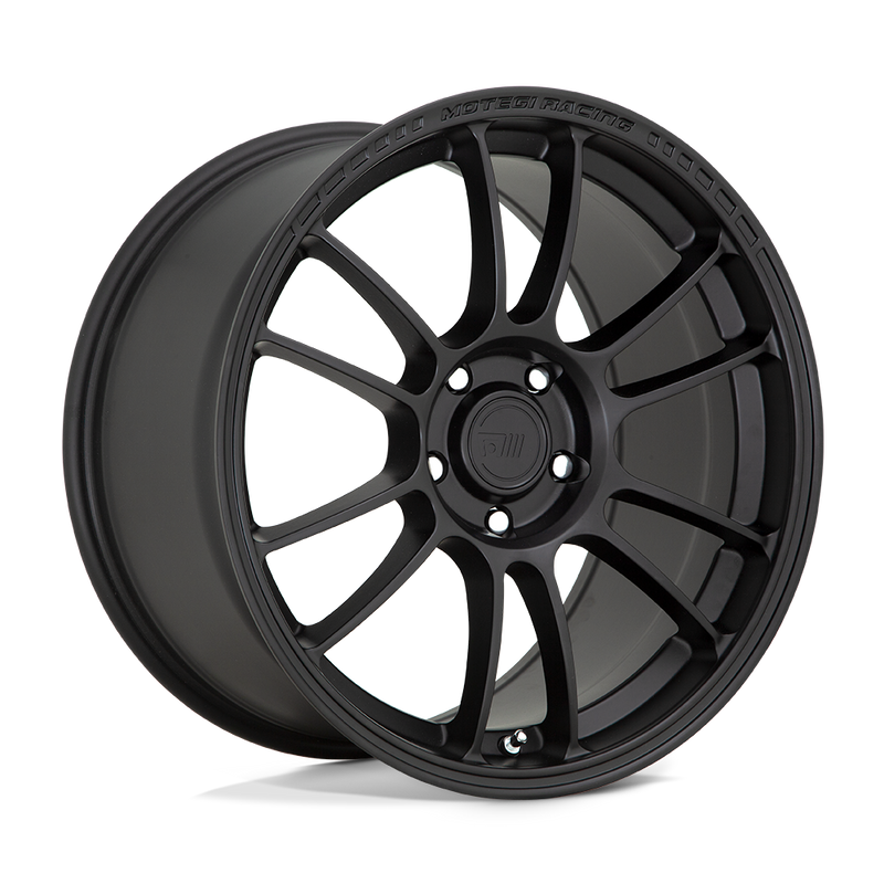Motegi - MR146 SS6 - Black - SATIN BLACK - 17" x 8.5", 42 Offset, 5x114.3 (Bolt Pattern), 72.6mm HUB