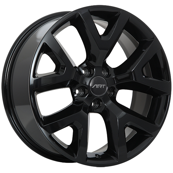 ART - Replica 105 - Black - Gloss Black - 17" x 7.5", 31 Offset, 5x110 (Bolt Pattern), 65.1mm HUB