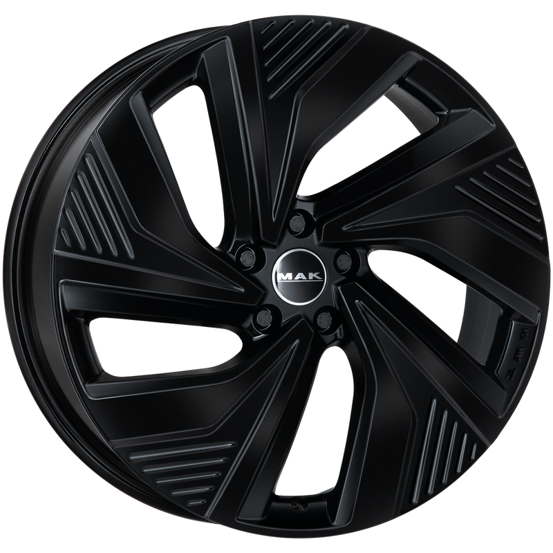 Mak Wheels - ELECTRA - Black - GLOSS BLACK - 20" x 9.5", 45 Offset, 5x114.3 (Bolt Pattern), 64.1mm HUB