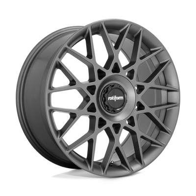 Rotiform - R166 BLQ-C - Gunmetal - ANTHRACITE - 19" x 8.5", 35 Offset, 5x112/120 (Bolt Pattern), 72.6mm HUB