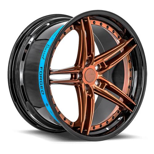 Sentali - SB3 - Black - Gloss Black Lip / Gloss Bronze Centre - 19" x 9.5", 25 Offset, 5x112 (Bolt pattern), 66.6mm HUB