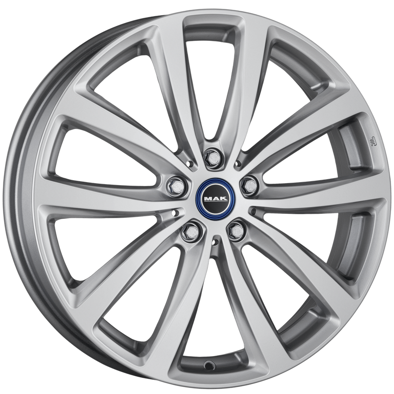 Mak Wheels - WATT - Silver - SILVER - 19" x 5", 43 Offset, 5x112 (Bolt Pattern), 66.6mm HUB