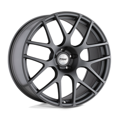 TSW Wheels - NURBURGRING - Gunmetal - Matte Gunmetal - 18" x 10.5", 65 Offset, 5x120.65 (Bolt Pattern), 70.3mm HUB