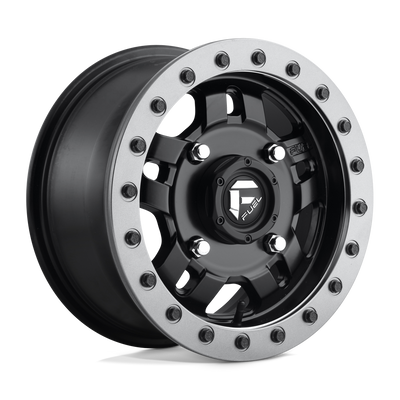 Fuel UTV - D917 ANZA BEADLOCK - Black - MATTE BLACK - 14" x 7", 38 Offset, 4x156 (Bolt Pattern), 132mm HUB