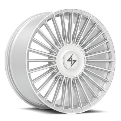 Sentali - Spectre - Silver - Brushed Silver - 26" x 10", 20 Offset, 6x135/139.7 (Bolt pattern), 106.1mm HUB