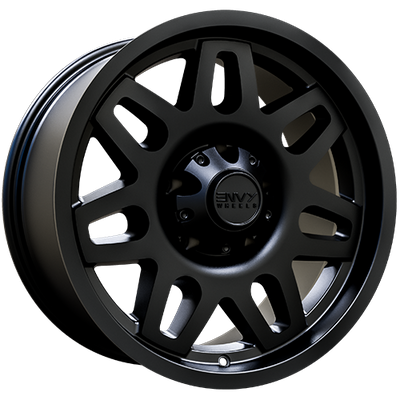 Envy Wheels - ET-2 - Black - SATIN BLACK - 17" x 8.5", 10 Offset, 5x135 (Bolt Pattern), 87.1mm HUB