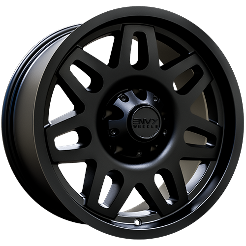 Envy Wheels - ET-2 - Black - SATIN BLACK - 17" x 8.5", 10 Offset, 5x135 (Bolt Pattern), 87.1mm HUB