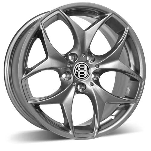RSSW - Xenon - Gunmetal - Gun metal - 20" x 10", 40 Offset, 5x120 (Bolt Pattern), 74.1mm HUB