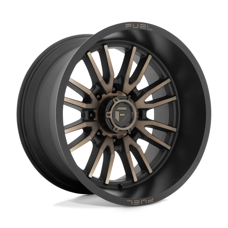 Fuel - D762 CLASH - Black - MATTE BLACK DOUBLE DARK TINT - 22" x 12", -44 Offset, 8x180 (Bolt Pattern), 124.2mm HUB