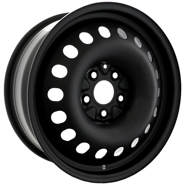 Envy Wheels - NX6 STEEL WHEEL - Black - FLAT BLACK - 17" x 7", 40 Offset, 5x114.3 (Bolt Pattern), 71.5mm HUB