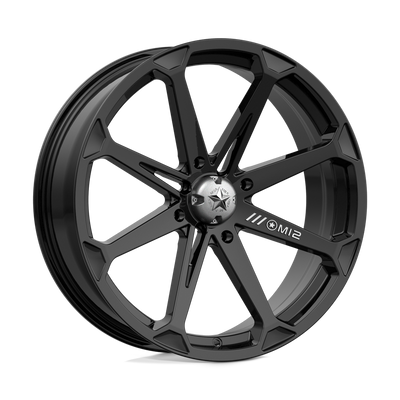 MSA Offroad Wheels - M12 DIESEL - Black - GLOSS BLACK - 20" x 7", 10 Offset, 4x137 (Bolt Pattern), 112.1mm HUB