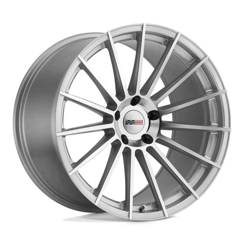 Cray Wheels - MAKO - Silver - Silver with Mirror Cut Face - 18" x 9", 50 Offset, 5x120.65 (Bolt Pattern), 70.3mm HUB
